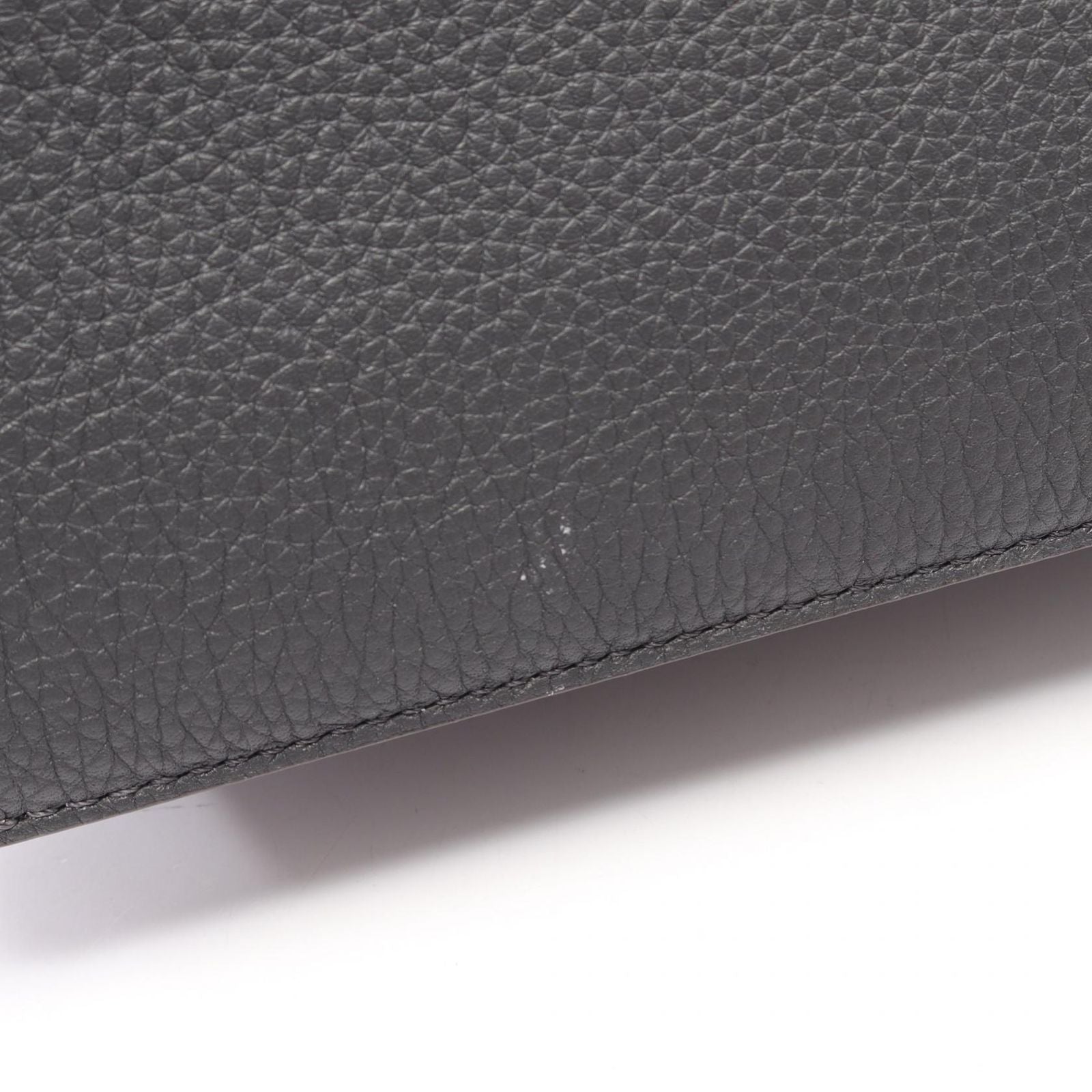 Fendi Handbag Peekaboo ISeeU Small 2-Way Charcoal Gray Leather — view 8