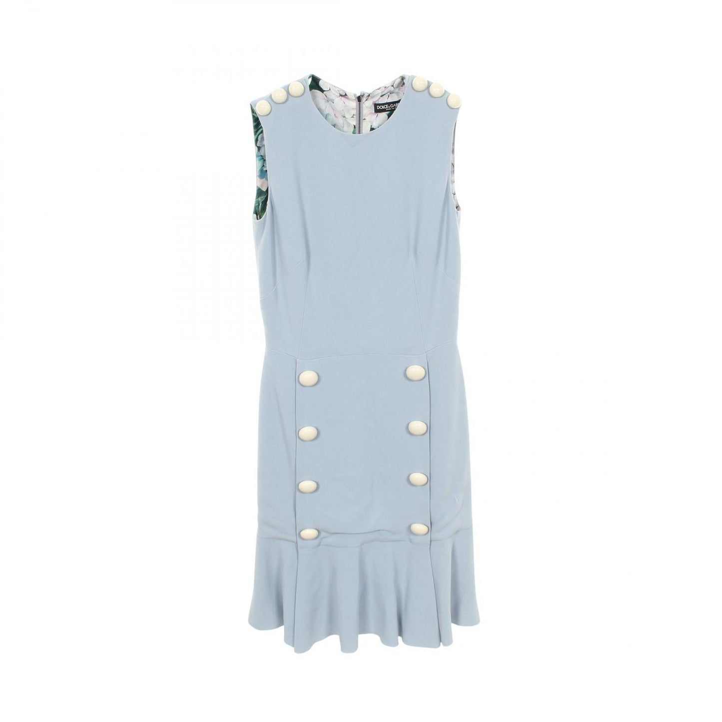 Dolce & Gabbana Dress Floral Pattern No Sleeve Brayon