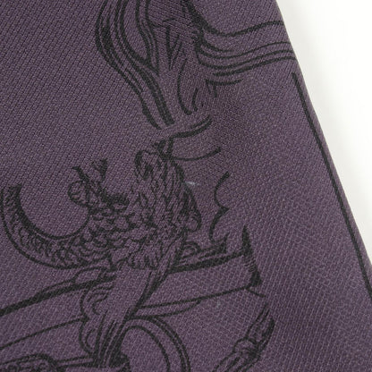 Hermes Pants en Desordre Finesse Twill Lane Purple Silk — view 8