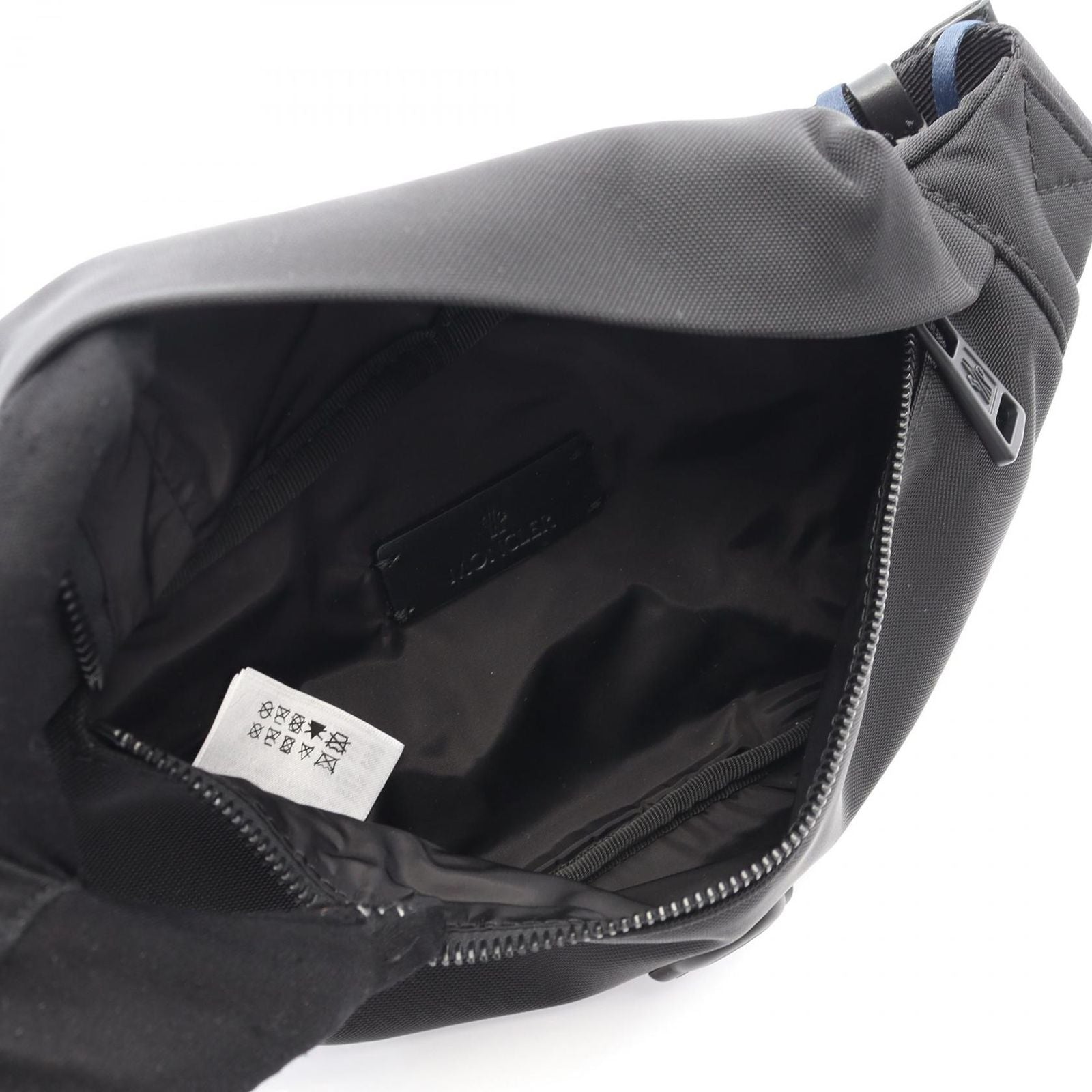 Moncler Waist Bag Durance Small Black Nylon Leather — view 3