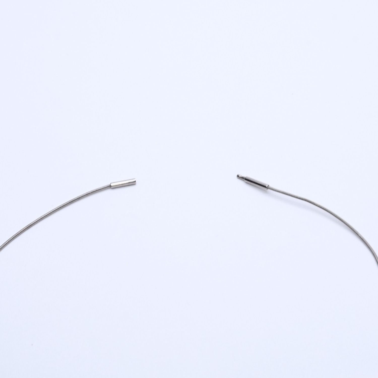 Hermes Cage D'h Cube Wire Necklace Silver — view 6