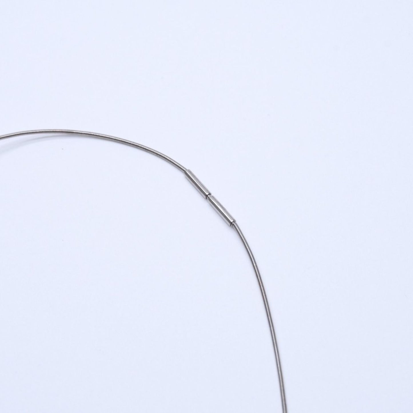 Hermes Cage D'h Cube Wire Necklace Silver — view 5