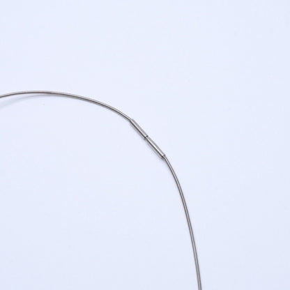 Hermes Cage D'h Cube Wire Necklace Silver — view 5