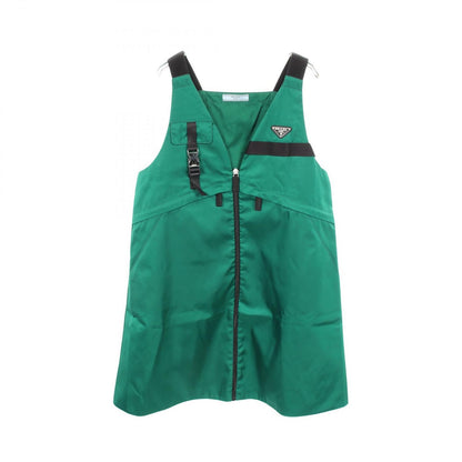 Prada Dress Re-Nylon Triangle Plate Sleeveless Nylon