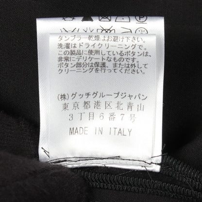 Gucci Tailored Jacket Interlocking Black Nylon — view 4