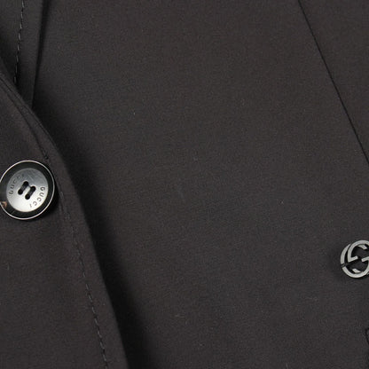 Gucci Tailored Jacket Interlocking Black Nylon — view 6
