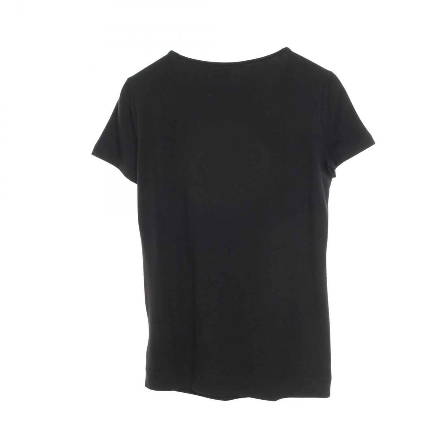 Gucci Short Sleeve T-Shirt Interlocking Black Rayon — view 2