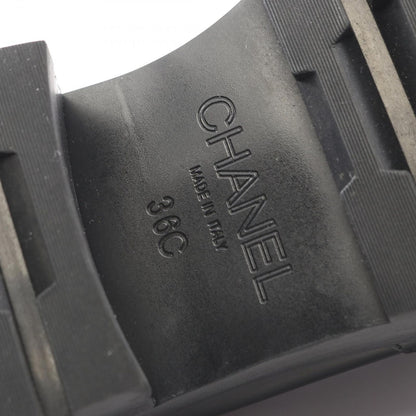 Chanel Loafers CC Logo Black Leather — view 6