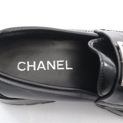 Chanel Loafers CC Logo Black Leather — view 5