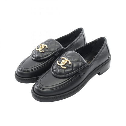 Chanel Loafers Quilted Turnlock Lambskin