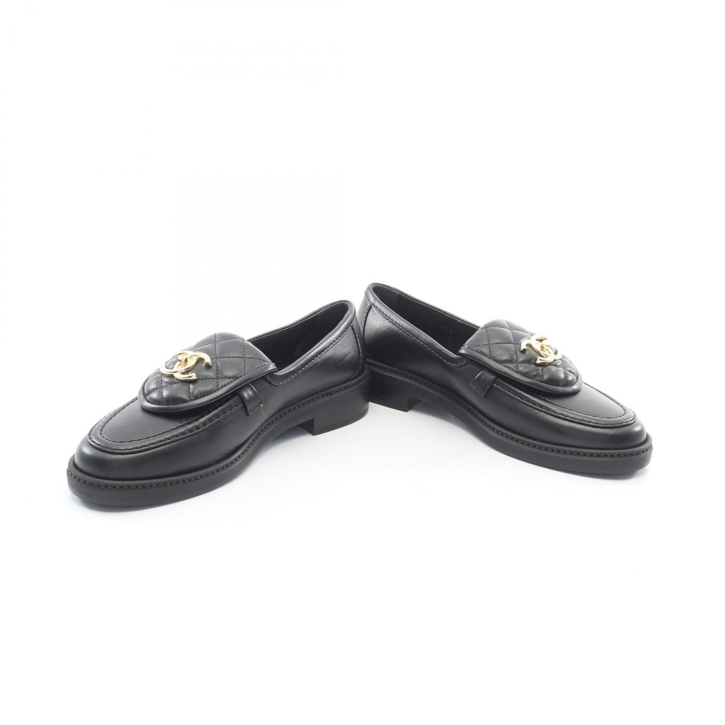 Chanel Loafers Quilted Turnlock Lambskin — view 3