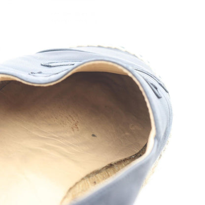 Chanel CC Logo Espadrilles Slip on Leather Shoes — view 8