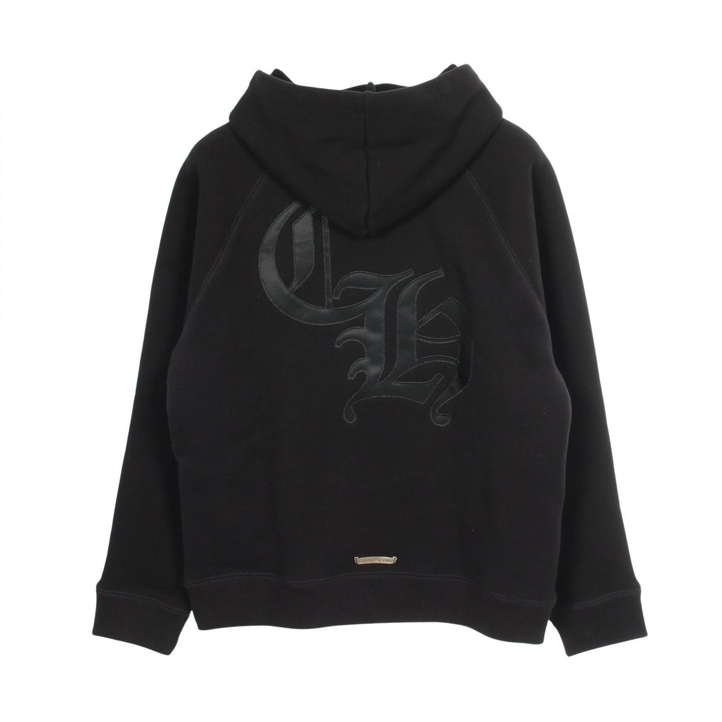 Chrome Hearts Hoodie Not CH Logo Black Cotton Pullover — view 2