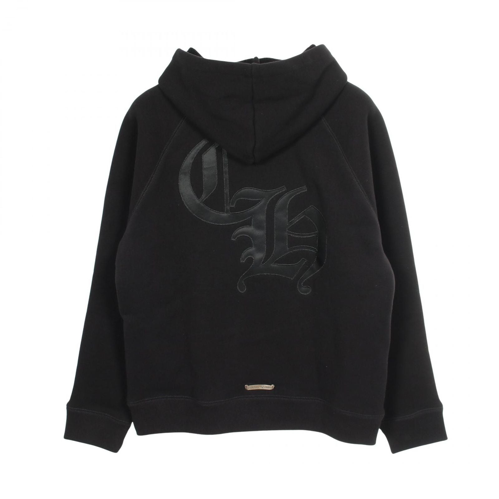 Chrome Hearts Hoodie Not CH Logo Black Cotton Pullover — view 2