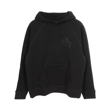 Chrome Hearts Hoodie Not CH Logo Black Cotton Pullover