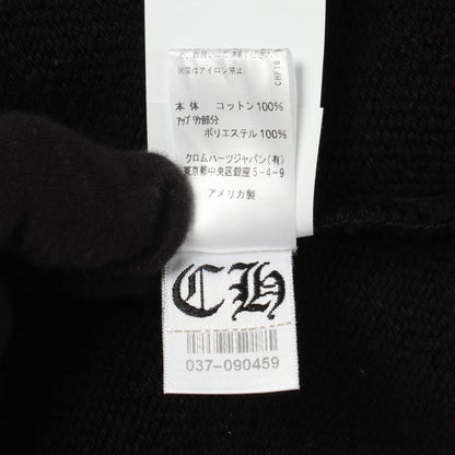 Chrome Hearts Hoodie Not CH Logo Black Cotton Pullover — view 4