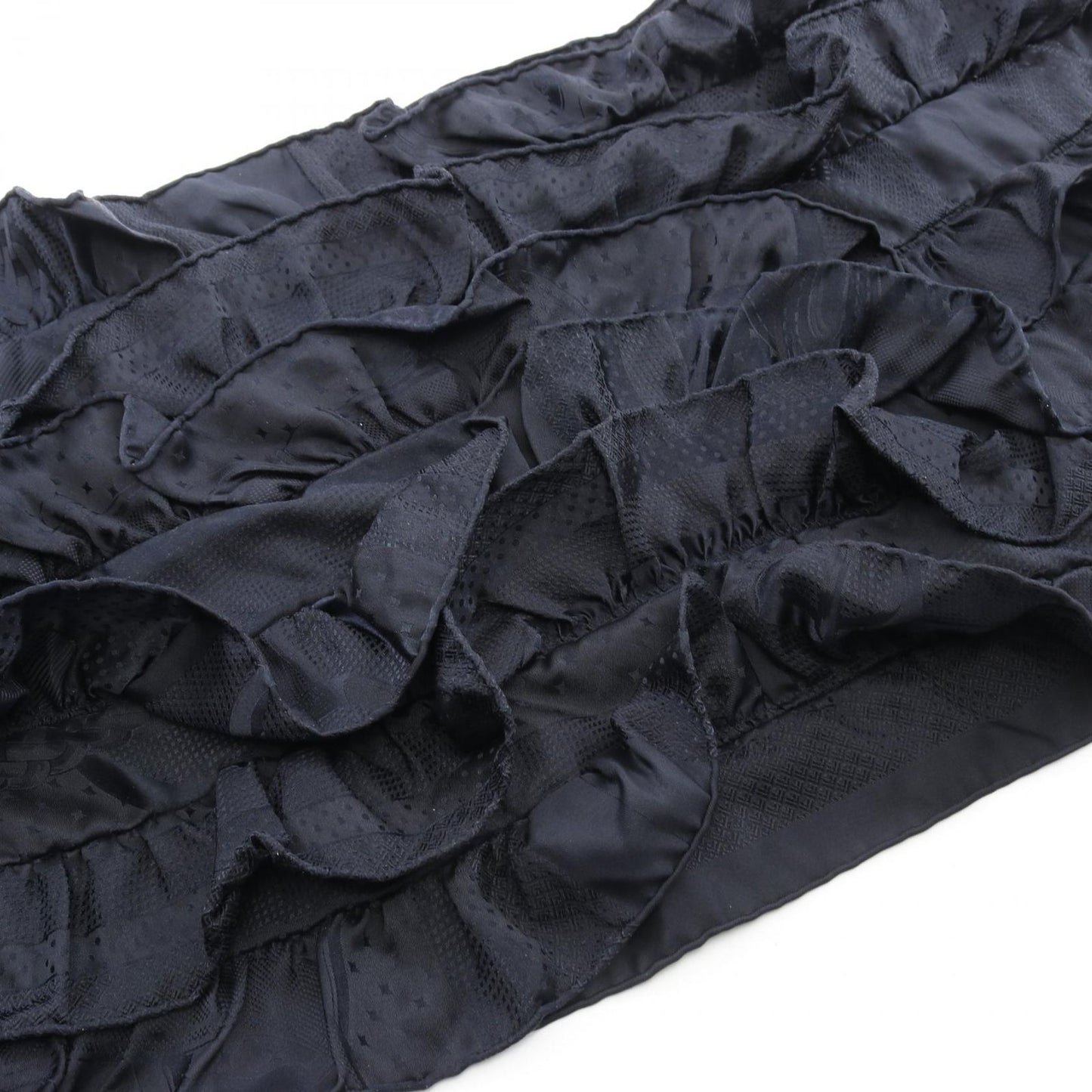 Hermes Shawl Frill Silk Scarf — view 3