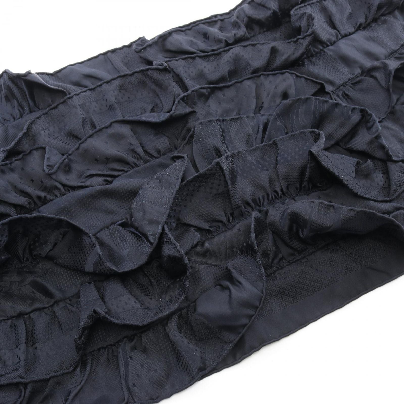 Hermes Shawl Frill Silk Scarf — view 3