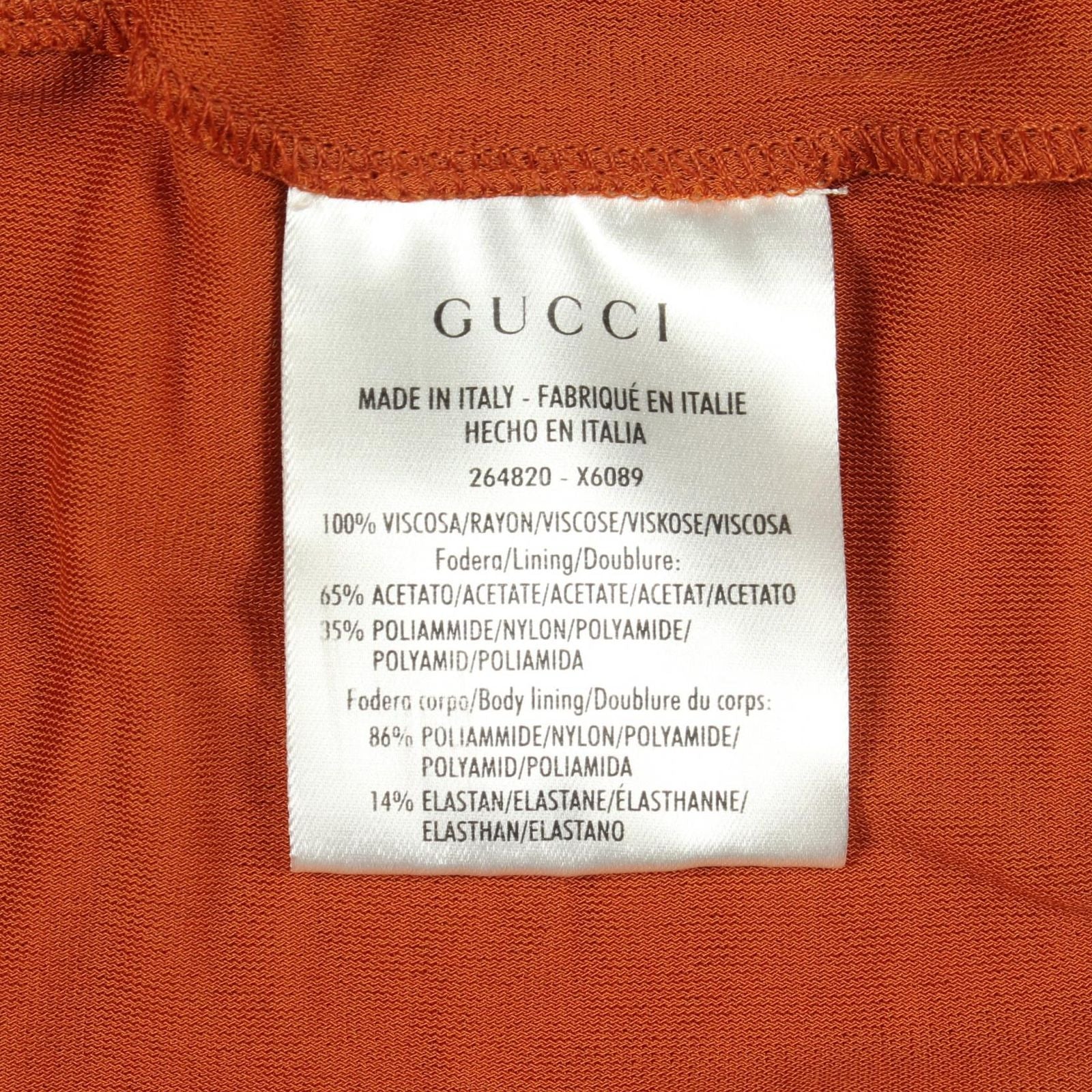 Gucci Dress Bare Top Rayon — view 4