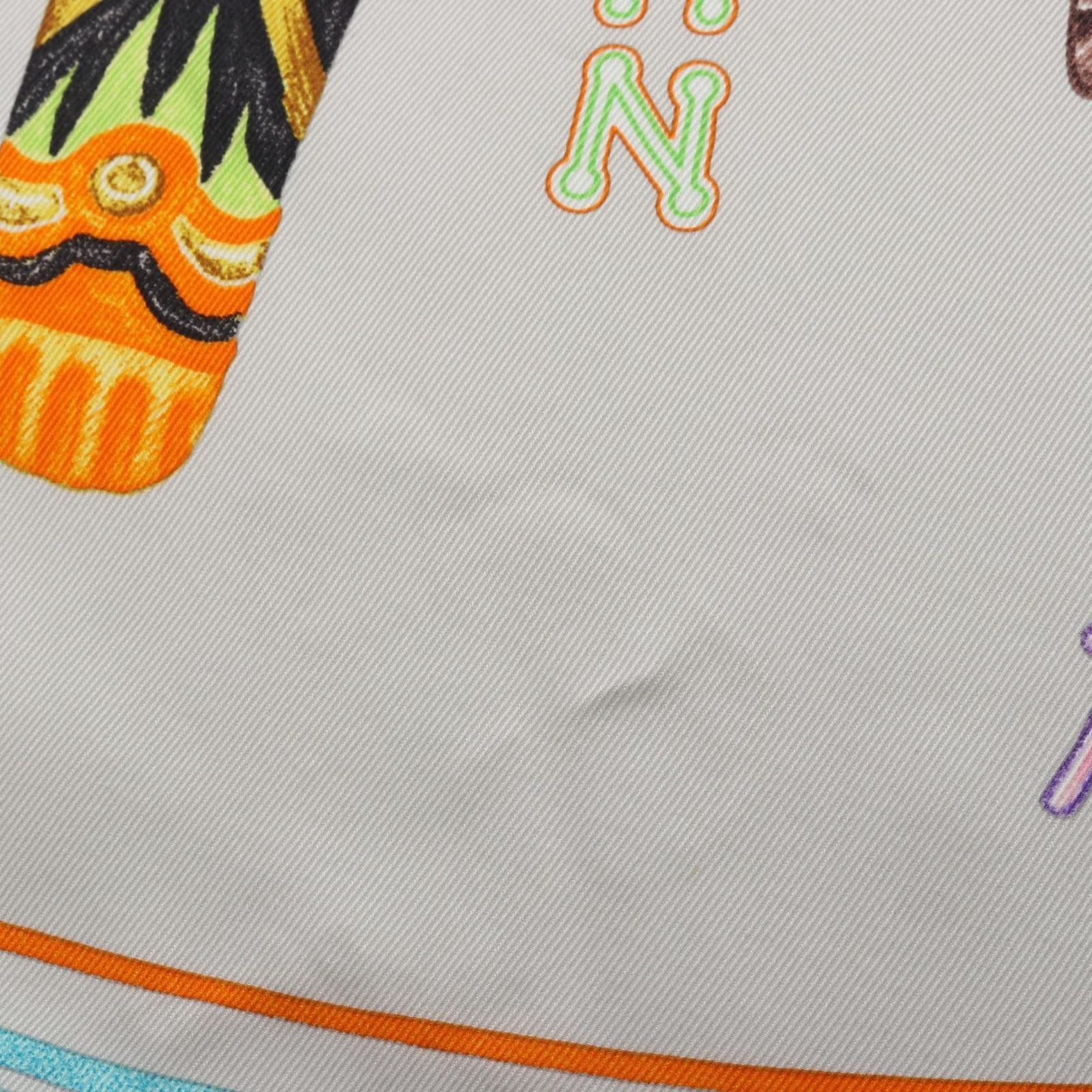 Hermes Scarf Carre 70 Funny Ice Cream Silk — view 6