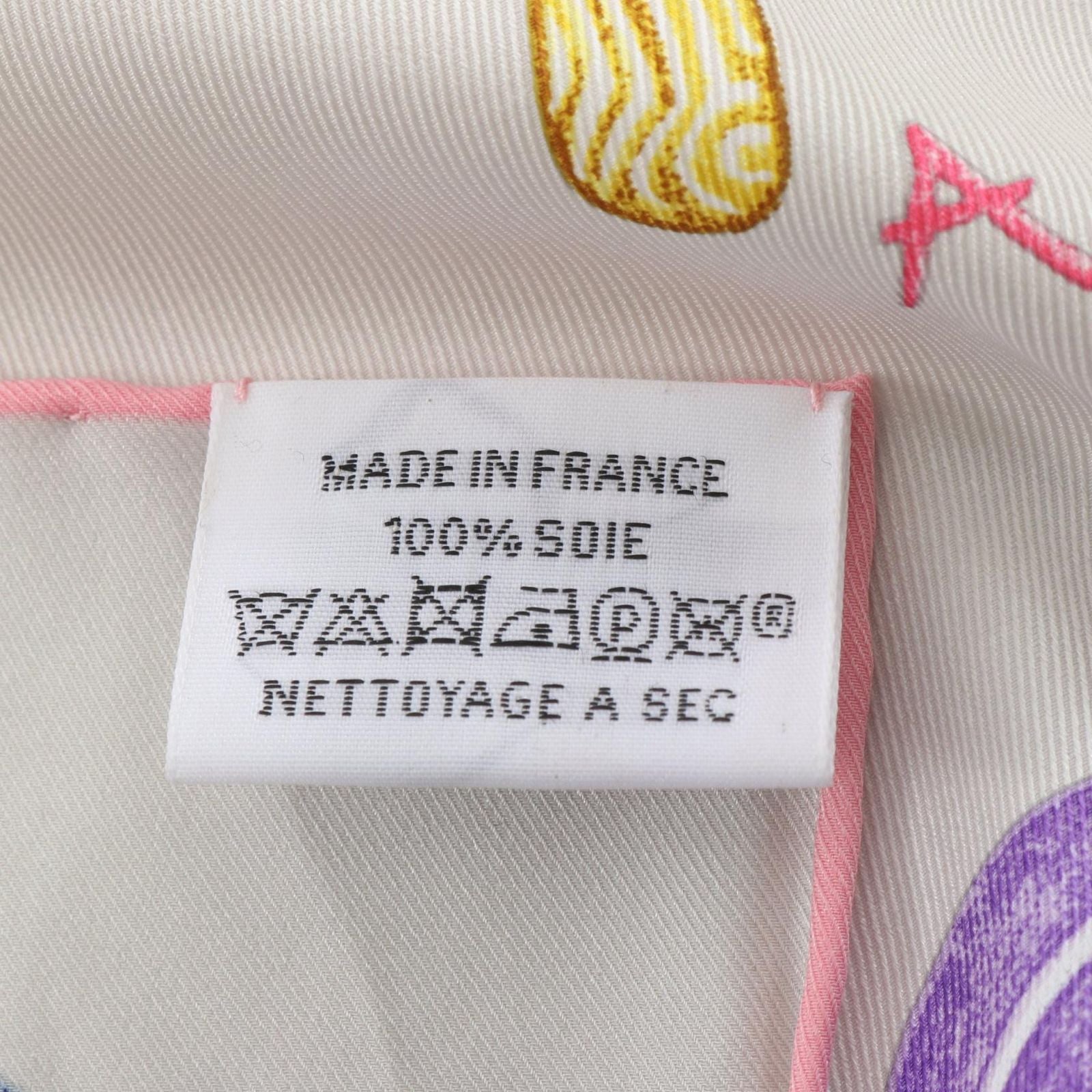 Hermes Scarf Carre 70 Funny Ice Cream Silk — view 3