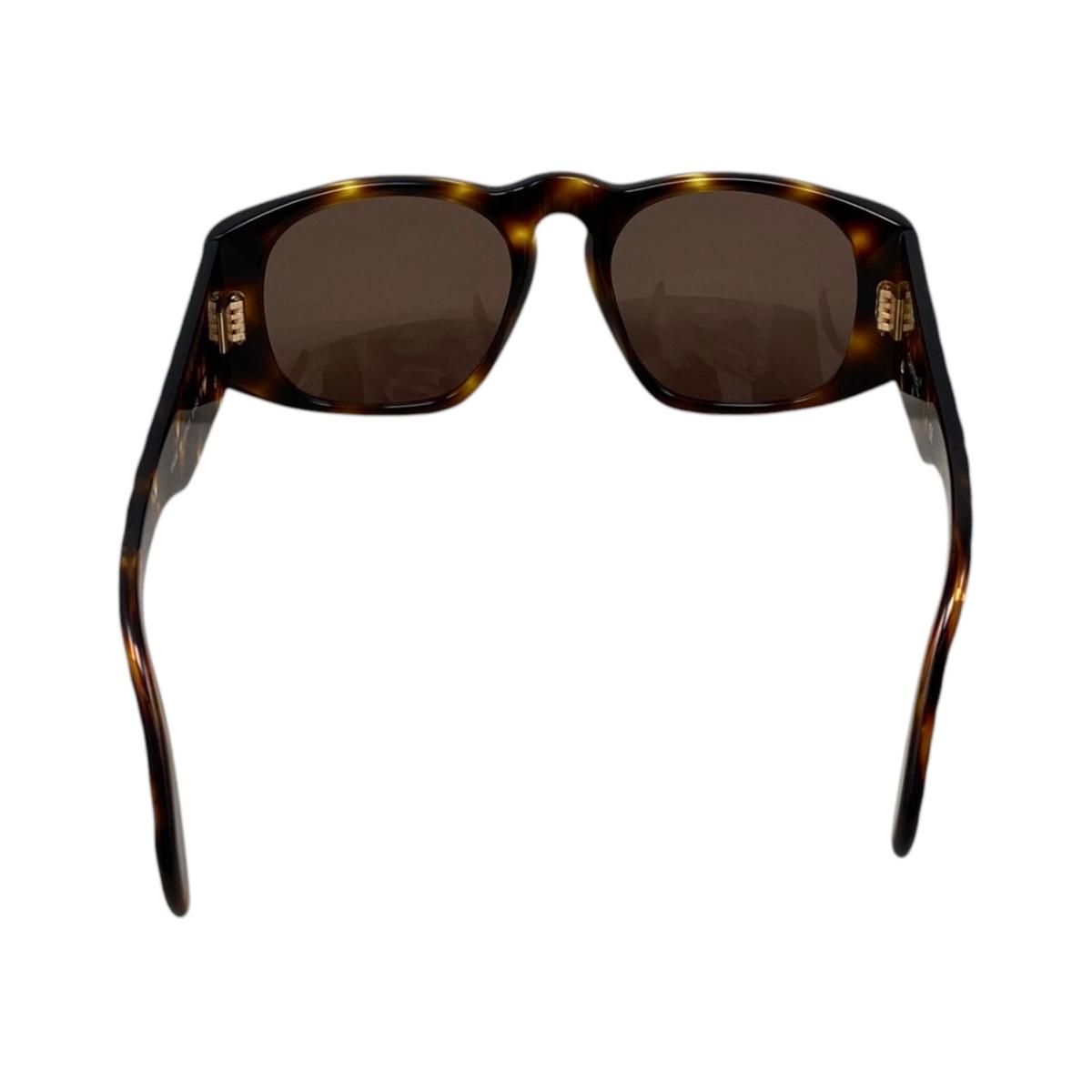 Chanel Sunglasses Quilted CC Logo Tortoiseshell Pattern Brown Gold Eyewear — view 4