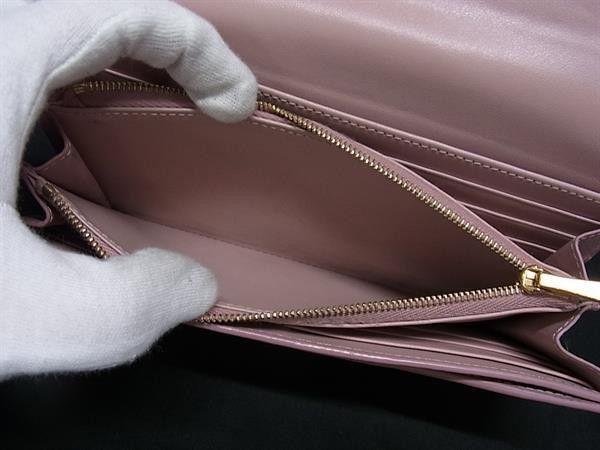 Celine Wallet Large Flap Pink Leather Bifold — view 5