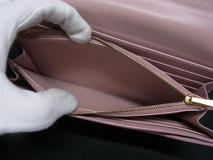 Celine Wallet Large Flap Pink Leather Bifold — view 5