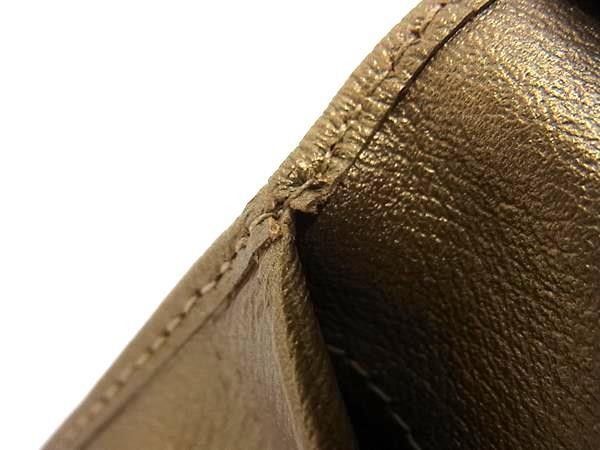 Loewe Card Case Anagram Gold Leather — view 6