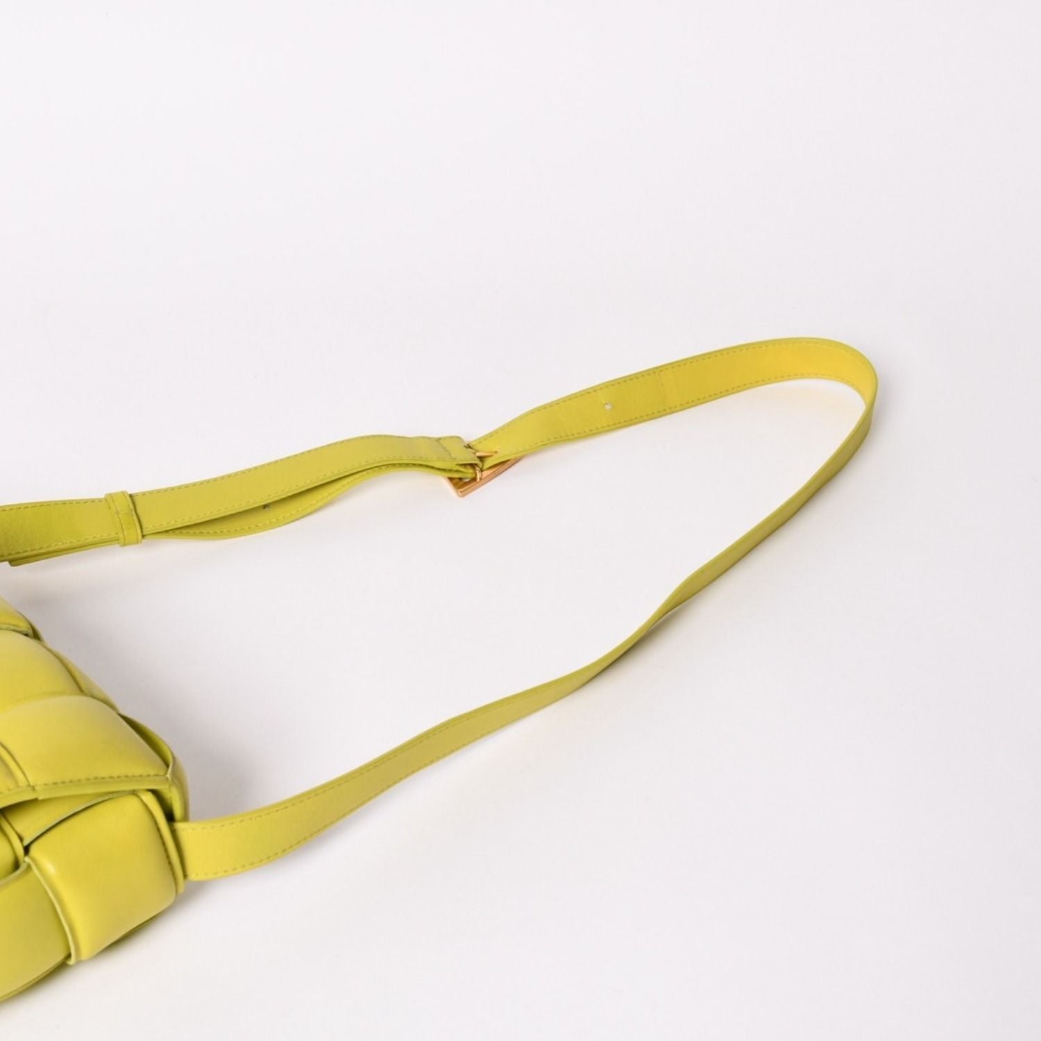 Bottega Veneta Padded Cassette Shoulder Bag Lime Green — view 5