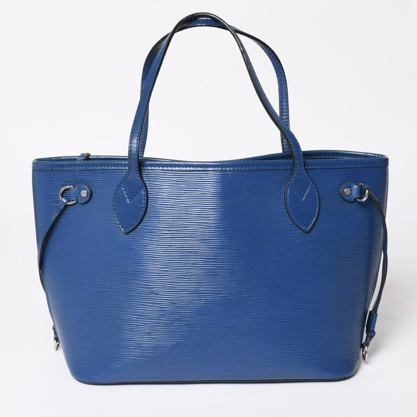 Louis Vuitton Tote Bag Neverfull PM Epi Blue Silver — view 2