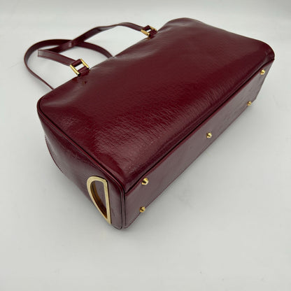 Dior Trotter Patent Mini Boston Shoulder — view 9