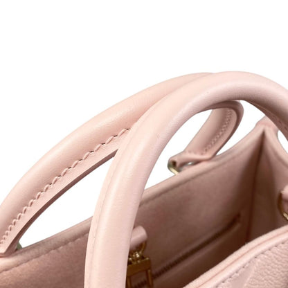 Louis Vuitton Shoulder Bag On The Go PM Monogram Empreinte Pink Pearl — view 9