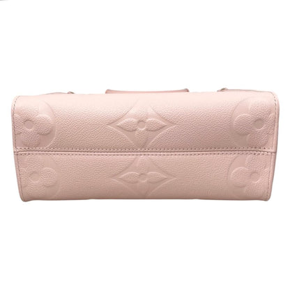 Louis Vuitton Shoulder Bag On The Go PM Monogram Empreinte Pink Pearl — view 5