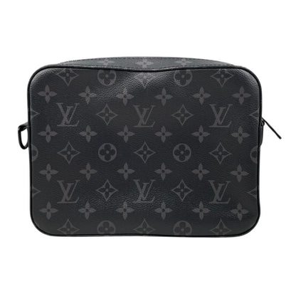Louis Vuitton Shoulder Bag Steamer Messenger Monogram Eclipse Black — view 2