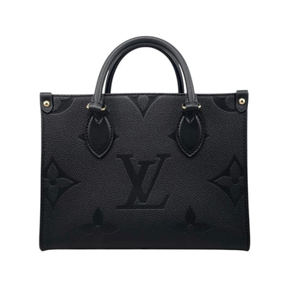 Louis Vuitton Shoulder Bag On The Go PM Monogram Empreinte Noir Black — view 2