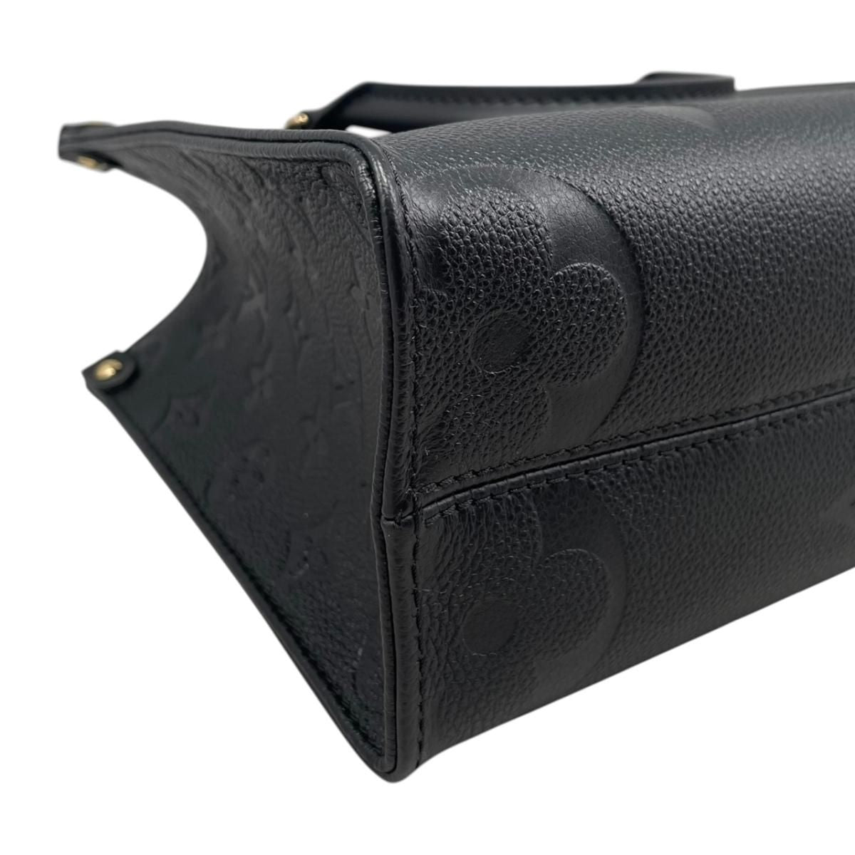 Louis Vuitton Shoulder Bag On The Go PM Monogram Empreinte Noir Black — view 6