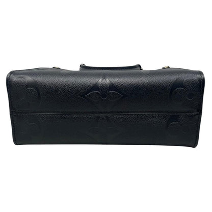 Louis Vuitton Shoulder Bag On The Go PM Monogram Empreinte Noir Black — view 5