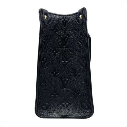 Louis Vuitton Shoulder Bag On The Go PM Monogram Empreinte Noir Black — view 3
