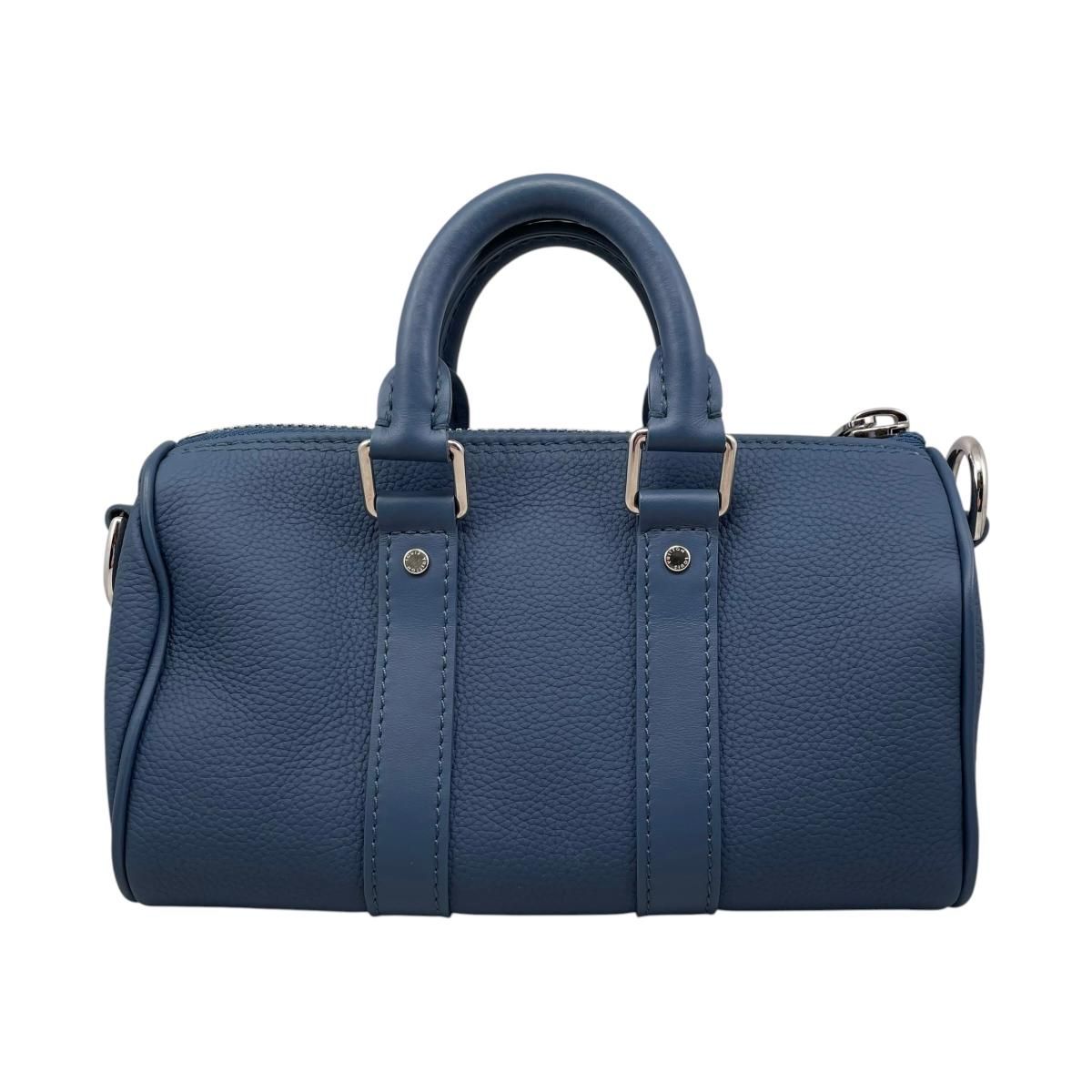 Louis Vuitton Shoulder Bag Keepall XS LV Aerogram Navy Blue — view 2