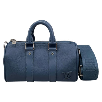 Louis Vuitton Shoulder Bag Keepall XS LV Aerogram Navy Blue