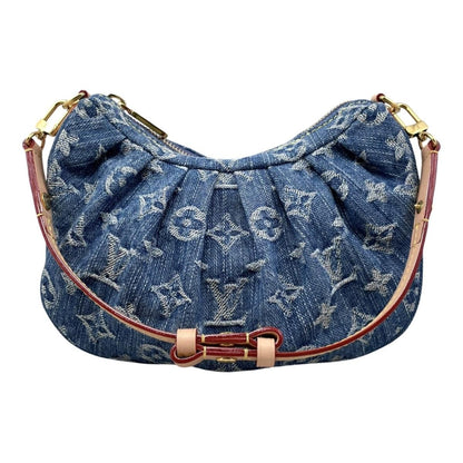Louis Vuitton Handbag Pochette Bare Monogram Denim Blue