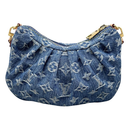 Louis Vuitton Handbag Pochette Bare Monogram Denim Blue — view 2