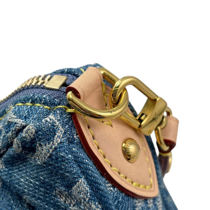 Louis Vuitton Handbag Pochette Bare Monogram Denim Blue — view 9