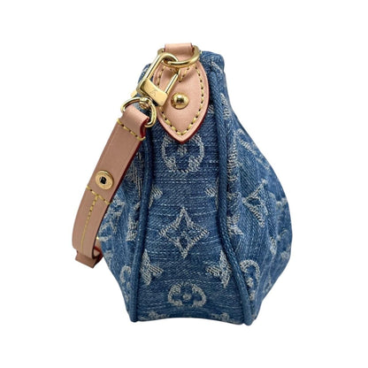 Louis Vuitton Handbag Pochette Bare Monogram Denim Blue — view 4