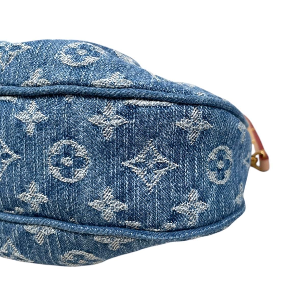 Louis Vuitton Handbag Pochette Bare Monogram Denim Blue — view 7