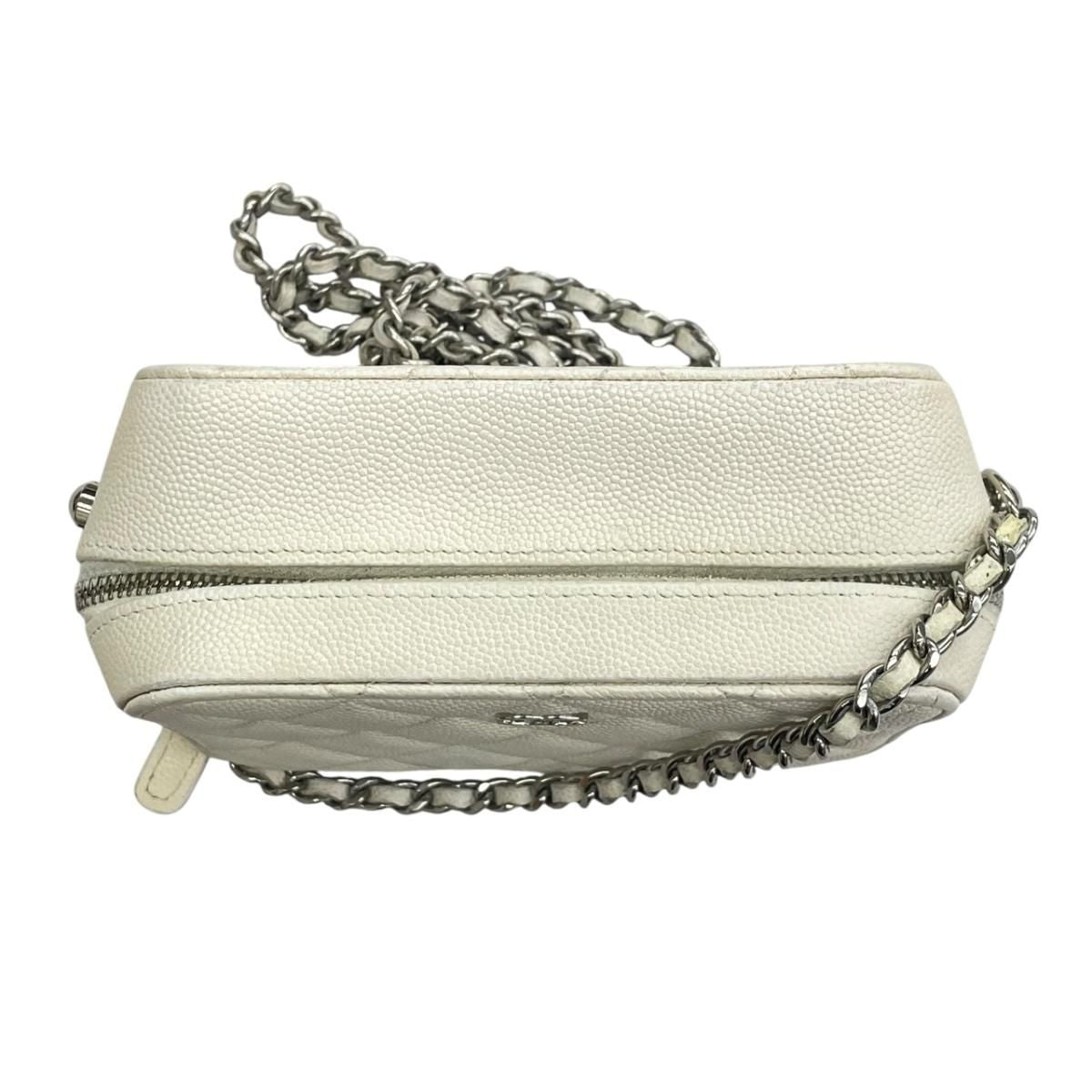 Chanel Quilted Mini Camera Bag White — view 9