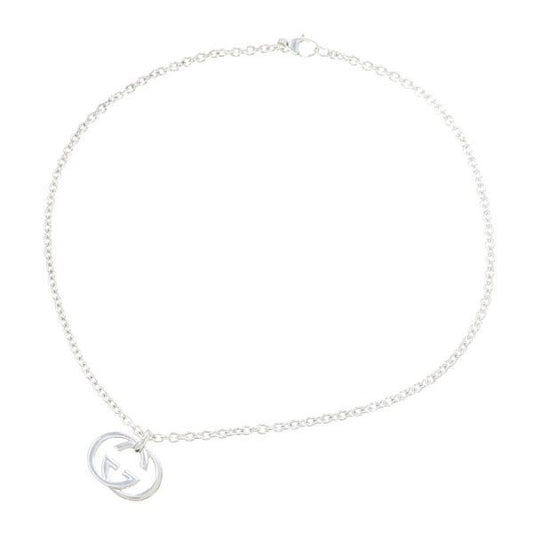 Gucci Interlocking Necklace Silver