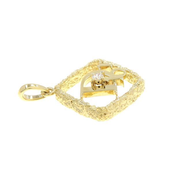 Dior Logo Pendant Diamond — view 4