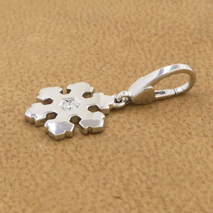 Bvlgari Snowflake Charm Diamond Keychain — view 2